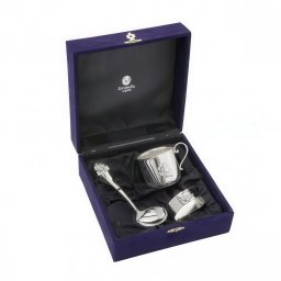 Set cadou pentru botez din argint masiv Baby Joy 3520-0 Argint pentru copii Zaramella Argenti