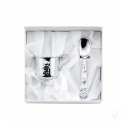 Set cadou nou nascut argint masiv Baby Ursulet KIT_ORSETTO Argint pentru copii Zaramella Argenti