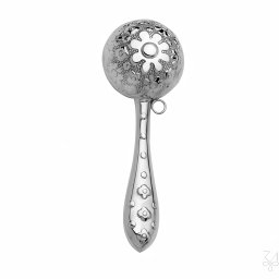 Jucarie zornaitoare argint masiv Flowers TNY3003-FL Argint pentru copii Zaramella Argenti