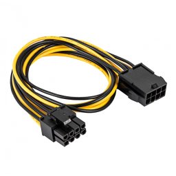 Cablu prelungitor PCI Express 8 pini la 8 pini (6+2) T-M 0.4m, AK-CA-82