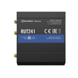 Router wireless RUT241 4G LTE Cat4, WiFi 802.11b/g/n, 1x WAN/LAN + 1x LAN 10/100, 1x SIM, VPN