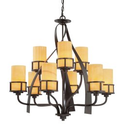 Candelabru KYLE, bronz, H:277.8cm, 9 becuri, QZ-KYLE9