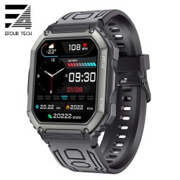 Smartwatch Efour Tech KR06, negru