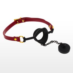 Taboom Kinky Gag with Plug Red