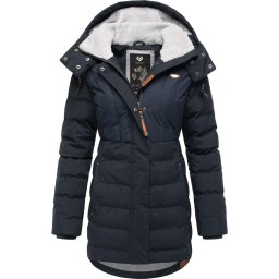 Ragwear Parka de iarnă 'Ashanta' bleumarin / gri deschis
