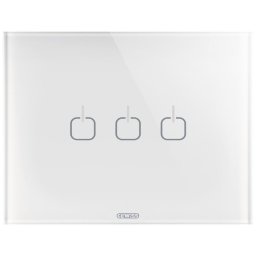 Rama ornament 3 module 3 simboluri Gewiss Chorus Ice Touch GW16953CB
