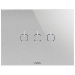 Rama ornament 3 module 3 simboluri Gewiss Chorus Ice Touch GW16953CT