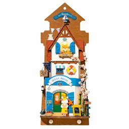 Puzzle tablou 3D, Vila de pe insula viselor, 122 piese
