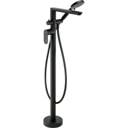 Alpinia Black Baterie stativa finisaj negru cu montaj pe pardoseala pentru cada freestanding BGA_N17M