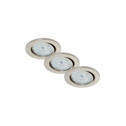 SET 3x Corp de iluminat LED pentru baie Briloner 7220-032 FIT 1xGU10/5W/230V