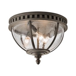 Plafonieră de exterior HALLERON 3xE14/40W/230V IP44 antracit Kichler