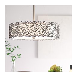 Lustră pe cablu SILVER CORAL 3xE27/100W/230V crom Kichler