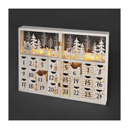 Solight 1V244 - Calendar de Advent cu LED/2xAAA