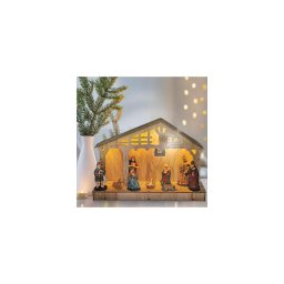 Solight 1V259 - Decorațiune LED Crăciun, Betlem, LED/2xAA