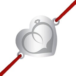 Martisor Bratara Inox Inima Argintie Inele Logodna