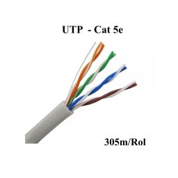 Cablu UTP cat 5e CCA 0,5mm 305m/Rol