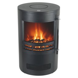 Semineu electric Classic Home 2000W, 2 trepte incalzire, termostat incorporat, efect flacara reala, design retro, protectie supraincalzire