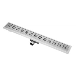 Rigola dus Ermetiq 40 cm, cu gratar inox, 50 mm cu izolatie, Model B