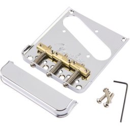 Fender American Professional Tele 3-Saddle Bridge Assembly Chrome