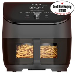 Friteuza cu aer cald, fara ulei, Instant Vortex Plus 6 Clear Cook, Ecran digital, Cos detasabil, 6 functii de gatire, Capacitate 5.7 litri, 1700W