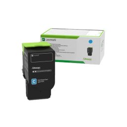 Toner Lexmark 78C2XC0 Cyan, 5k pagini, compatibil cu CX622ade, CX625ade, CS421dn, CS521dn