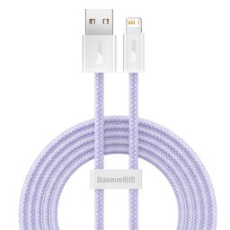 Dynamic USB to Lightning, 2.4A, 2m Purple