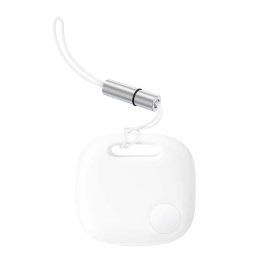 Dispozitiv anti-pierdere Smart T2 Pro cu snur, Bluetooth, Alb