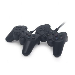 GEMBIRD Gamepad 2erPack USB Gamepad Dual Vibration 10 Tasten