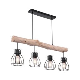 Lustră pe cablu MINA 4xE27/40W/230V Globo 15326-4N