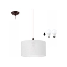 Lustră LED pe cablu NOEL 1xE27/60W/230V alb
