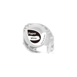 Etichete pentru borcane AIMO compatibile DYMO LetraTag, 12 mm, hartie alba, pentru organizarea bucatariei si camarii, Q5-TA231