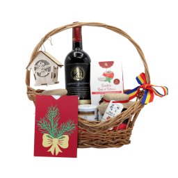 Cos cadou Craciun, Sanie cu Zurgalai, 8 produse - ILIF211007