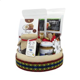 Cos cadou Craciun, Dezmat Fara Zahar, 8 produse - ALIF211002