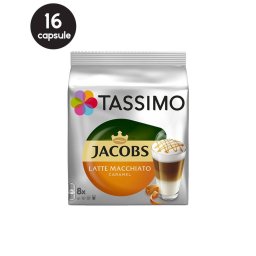 16 (8+8) Capsule Tassimo Jacobs Latte Macchiato Caramel