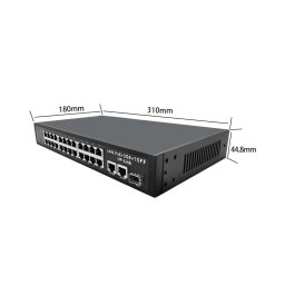 Switch POE 24GE + 2GE + 1SFP Gigabit
