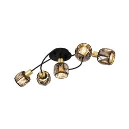 Lustră aplicată INDIANA 5xE14/40W/230V Globo 54357-5B