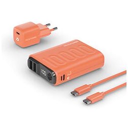 Baterie externa Powerbank RealPower PB-10000 Power Pack Orange