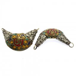 Margele Nepal Scoica Aum 54x26 mm - 1 Buc