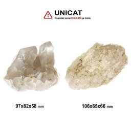 Cuart Elestial Fumuriu Natural Brut - 97-106 x 65-82 x 58-66 mm - ( XXL ) - 1 Buc