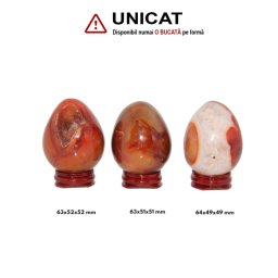 Ou Carneol Druzy Mineral Natural 63-65 x 49-52 mm - Unicat