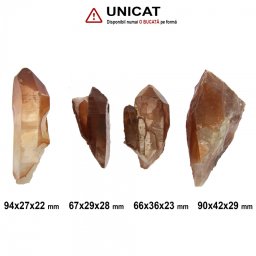 Cuart Rosu Natural Brut - 66-94 x 27-42 x 22-29 mm - ( XXL ) - 1 Buc