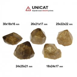 Citrin Congo Brut Natural - 18-30x18-25x16-22 mm- ( L ) - 1 Buc