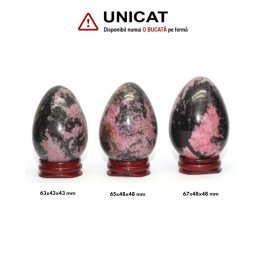 Ou Rodonit Mineral Natural - 63-67 x 43-48 x 43-48 mm - Unicat