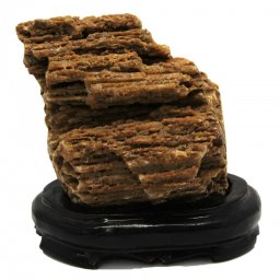Calcit Miere cu Suport Brut Natural - 128 x 67 x 57 mm (XXL)