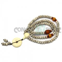 Mala Samburi de Lotus Rondele si Accesorii Acrilice - 108 Bile - 5 x 8 x 8 cm