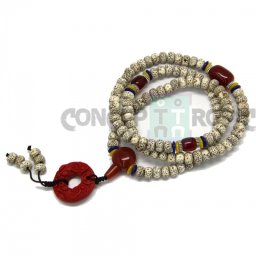 Mala Samburi de Lotus Rondele si Accesorii Acrilice - 108 Bile - 5x8x8 mm