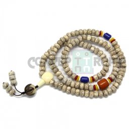 Mala Samburi de Lotus Rondele si Accesorii Acrilice - 108 Bile - 5-7 x 8-10 mm