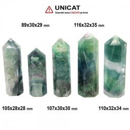 Obelisc Fluorit Verde 89-116 x 28-32 x 28-35 mm - (XXL) - 1 Buc