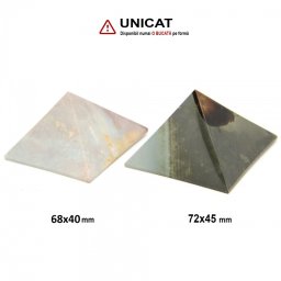 Piramida Jasp Policrom 68-72 x 40-45 mm - 1 Buc