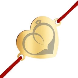 Martisor Bratara Inox Inima Aurie Inele Logodna